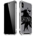 DC Comics Batman Silhouette Art iPhone XS Max Clear Case